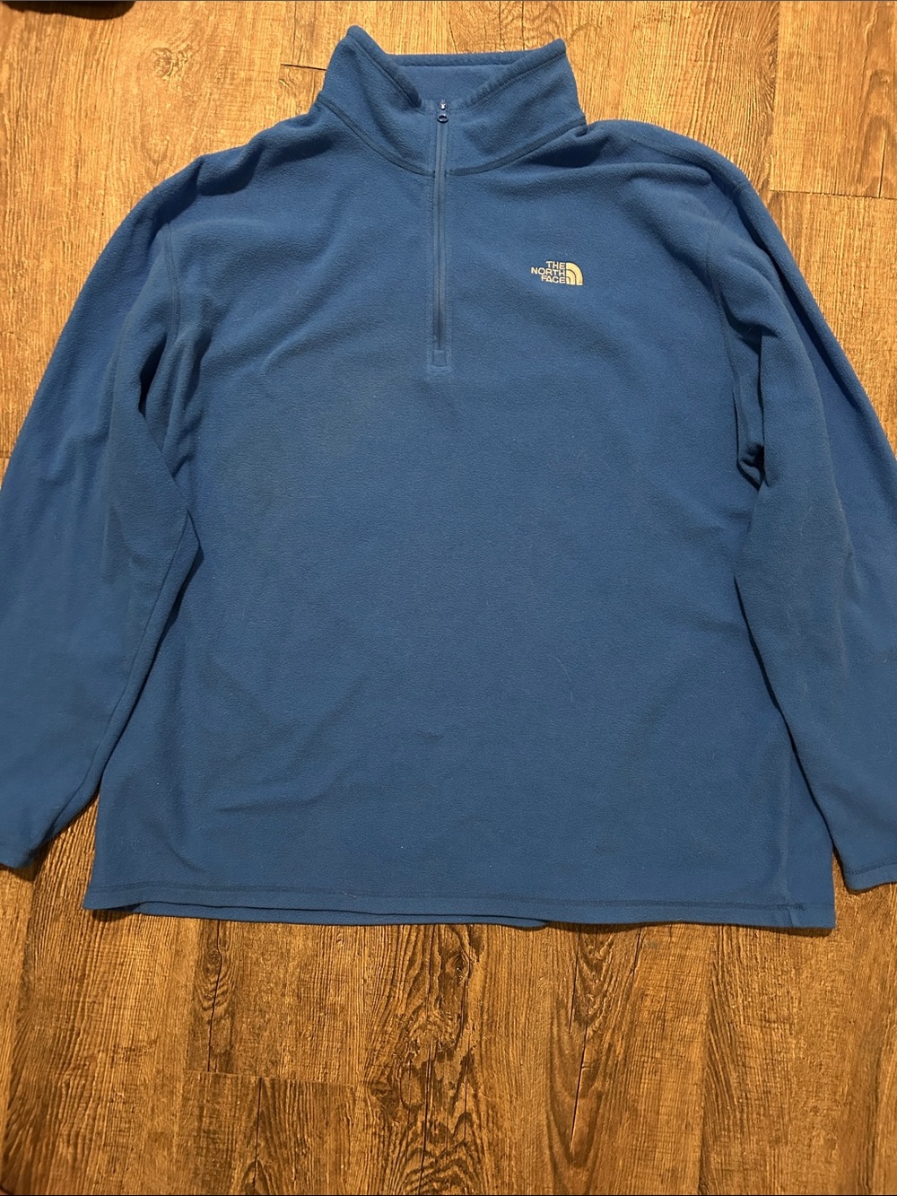 The North Face Blue Half-Zip Fleece Pullover